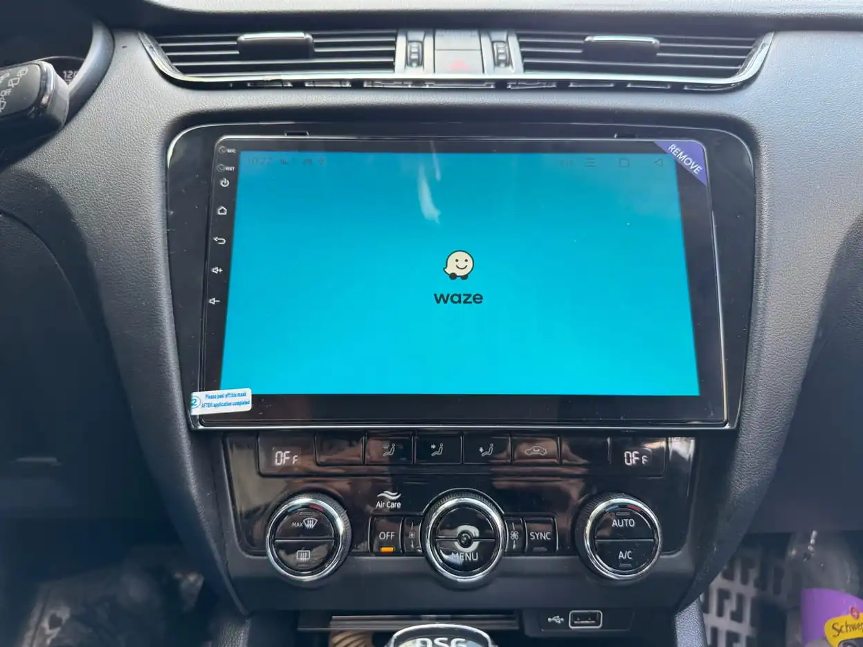 ניווט Waze מובנה במסך מולטימדיה — התקנה מקצועית טבריה