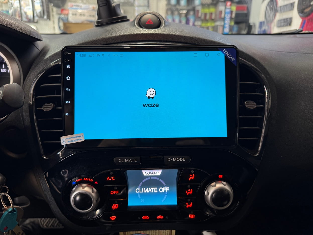 Android Auto בניסאן גאוק — רדיו מיקי